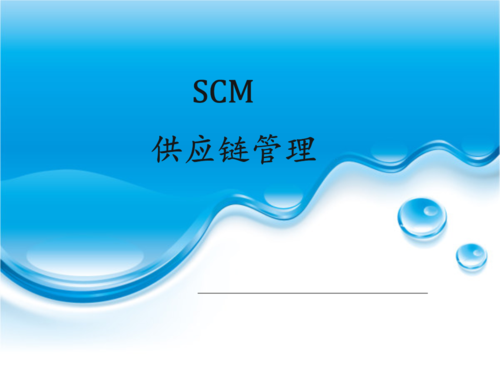 scm供应链的管理软件.ppt